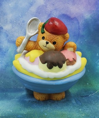 LF10 Enesco Lucy and Me Lucy Rigg Bear as Banana Split Ice Cream Sundae