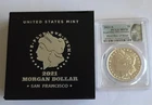 2021-S $1 Morgan Dollar 100th Anniver First Day of Issue PCGS MS70 San Francisco