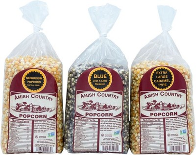 Amish Country Popcorn | 3-2 lb Bags | 2 lbs Mushroom - 2 32 Ounce (Pack of 3)