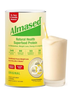 Almased Meal Replacement Dietary Supplement For Weight Management 17.6 Ounces