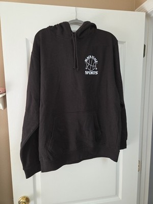 Black Scale Mens Pullover Hoodie Sweatshirt Basketball Size XL