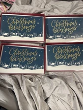 Recollections Christmas Cards & Envelopes 10 per box , lot of 4 boxes Each NEW