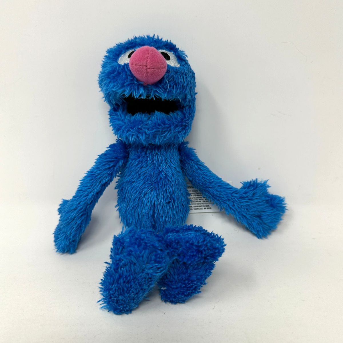 Sesame Street Grover Plush Stuffed Animal Classic Blue Pink Soft