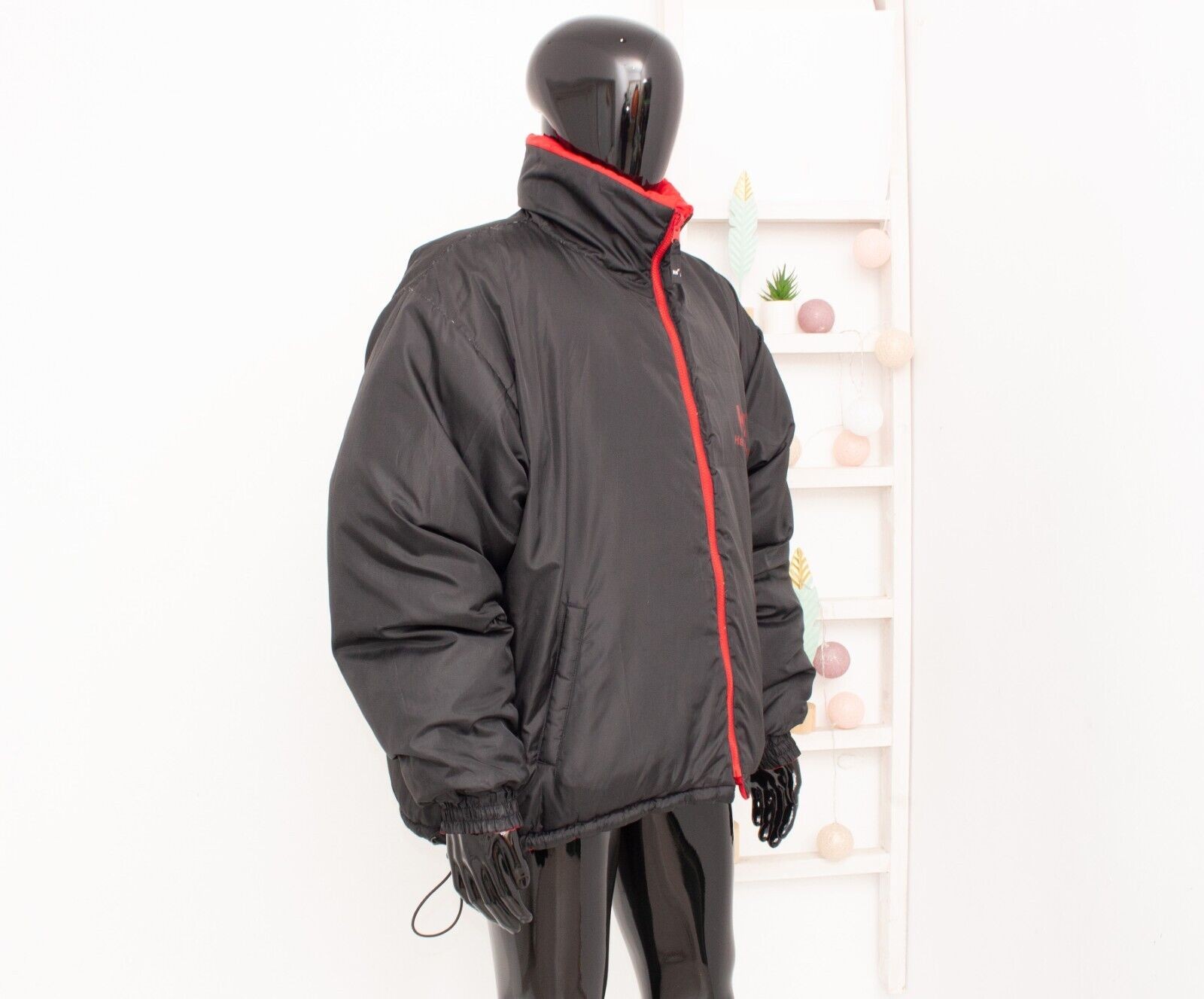 Helly Hansen Reversible Down Red/Black Jacket  Pu… - image 4