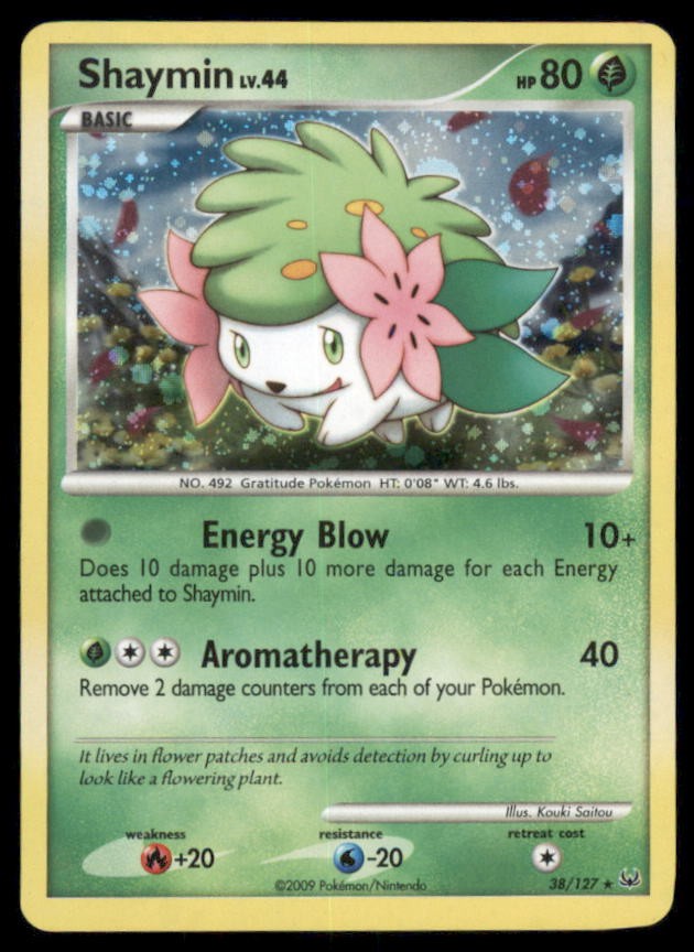 Shaymin (DPPt Platinum) 38/127 Holo Rare Deck Exclusives Pokemon US SELLER LP