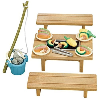 Sylvanian Family Furniture [Family Barbecue Set] Ca-615 ST Mark Certification 3