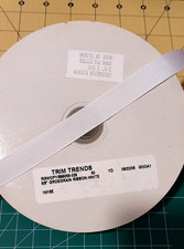 grosgrain ribbon 5/8" 50 yard spool White New Old Stock