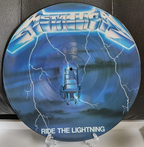 Metallica "Ride The Lightning" 12" 1986 Picture Disc. Rare. Import. Mint.