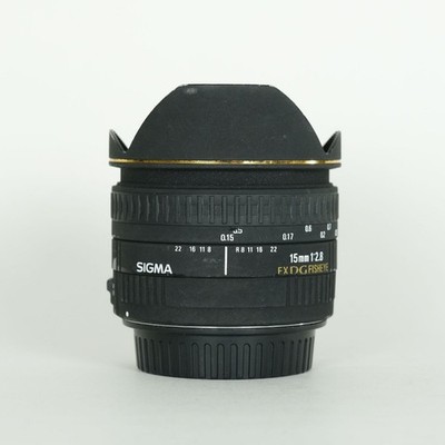 Sigma 15mm F2.8 EX DG Fisheye DIAGONAL Full-Frame Lens Canon EF Mount Exc+++++