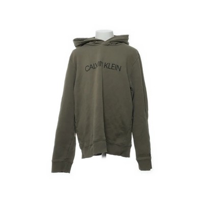 Calvin Klein Jeans, Kapuzenpullover, Größe: 164, Grün, Baumwolle, Print #JtP