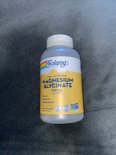 Solaray Magnesium Glycinate 350 mg 240 Capsules VegCaps High Absorption