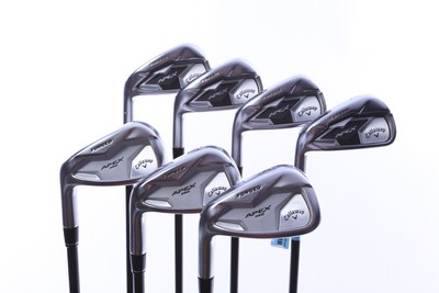 LEFTY Callaway Apex Pro 19/ Apex CF19 Iron Set 4-PW - -0.25 in Stiff Flex Steel