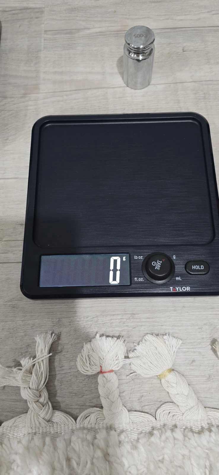 Digital Kitchen Scale Precision Antimicrobial TARE LED Display 11lb Weight Limit