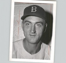 BASEBALL Player FRANK KELLERT Brooklyn Dodgers VINTAGE 1955 Press Photo