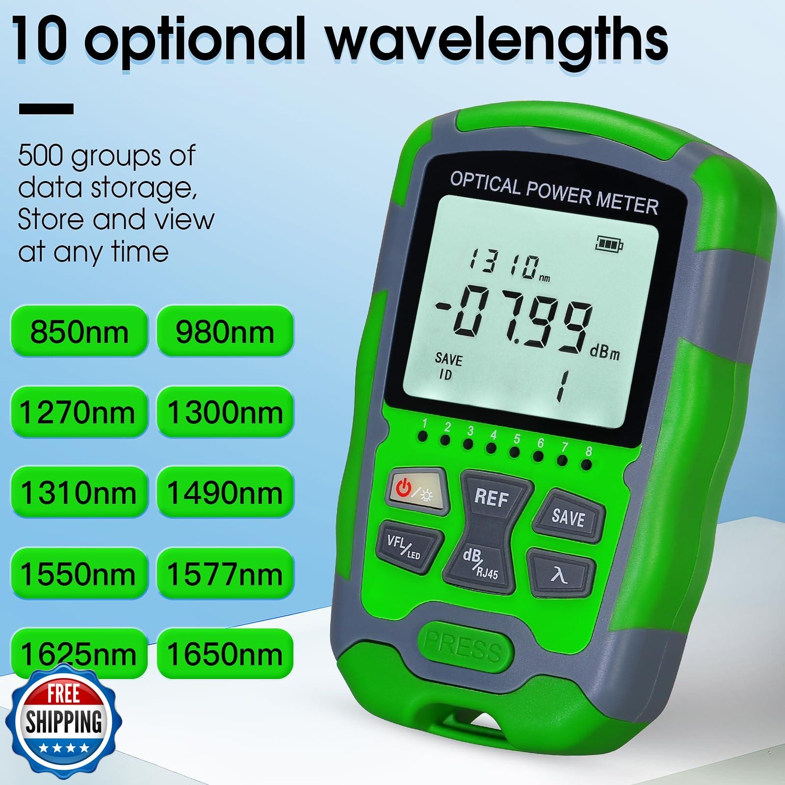 A-M70 VFL Visual Fault Locator 50KM and OPM Portable Optical Power ...
