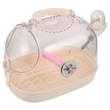 Portable Transparent Bird Carrier Cage with Perch Travel Cage Portable Small