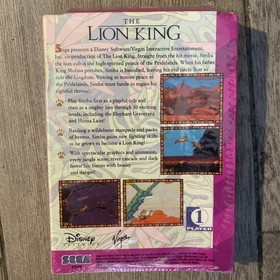 SEGA The Lion King Game Gear Cartridge Case Original Video Game Box Case Disney