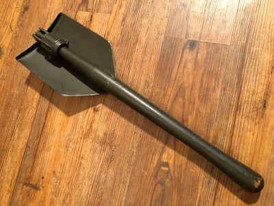 WW2 US Army USGI M1943 M43 E-Tool Folding Shovel & Vietnam M56