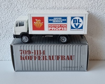 Tolles Modell Auto NZG - Mercedes Benz  709 - 1114 Kofferaufbau - 1:50 in OVP