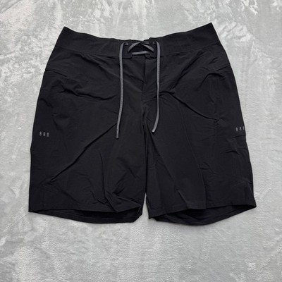 Lululemon Shorts Mens 31 Black Current State Board 9'' Athletic Gym Workout