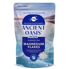 Ancient Oasis by Dr Teal's Magnesium Flakes, Fragrance Free, 2 lbs