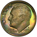 Photo of a 1985-S Roosevelt Dime Proof from an eBay listing that sold on Jul 16, 2026