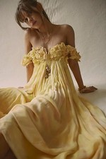 Free People Mango Mambo Maxi Dress Size L NWOT Retail $400