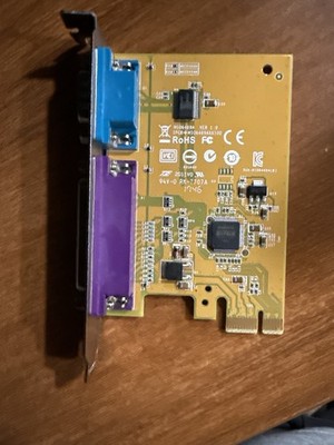 PCIe RS-232 Serial + Parallel LPT Card (WCH chipset) CNC EEPROM Programmer
