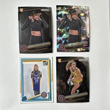 Sarah Ashlee Barker 4 Card RC Lot – Prizm RC, Ice, Rated Rookie - 2 Variations 