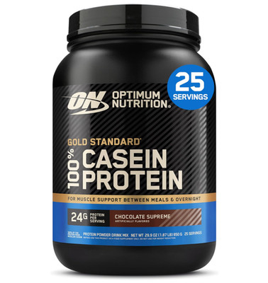 Optimum Nutrition Gold Standard Micellar Casein Protein Powder, Chocolate, 2 lb