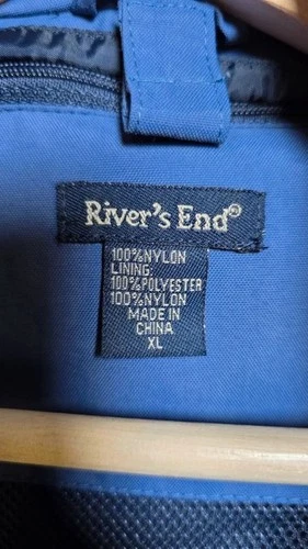 River's End 3-in-1 Systems Jacket Men's XL Navy Slate Blue Waterproof Fleece image 3