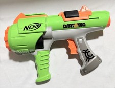 NERF Dart Tag Hyperfire Blaster Green Rotating Barrel Foam Dart Toy Hasbro