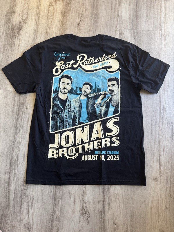 Jonas Brothers MetLife Stadium Sold Out Event T-shirt Size Medium
