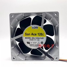 SANYO 9GL1224J1J01 DC24V 1.0A 3-Wire Cooling Fan