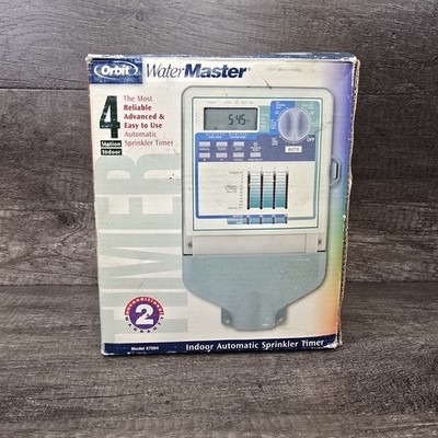 Orbit Water Master Sprinkler 4 Station Indoor Timer Model 57004 New Open Box