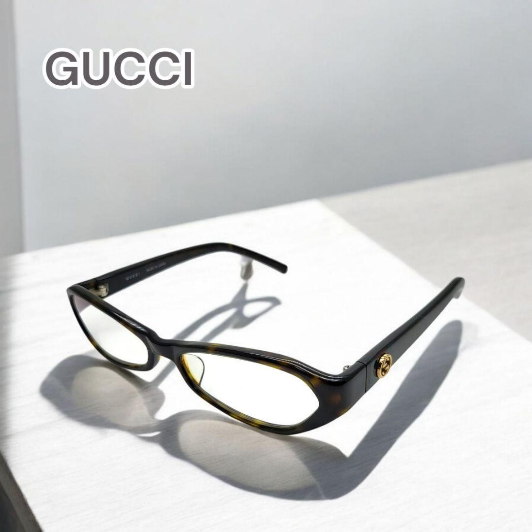 GUCCI GG9033J Tortoise Shell Rectangular Frame Op… - image 1
