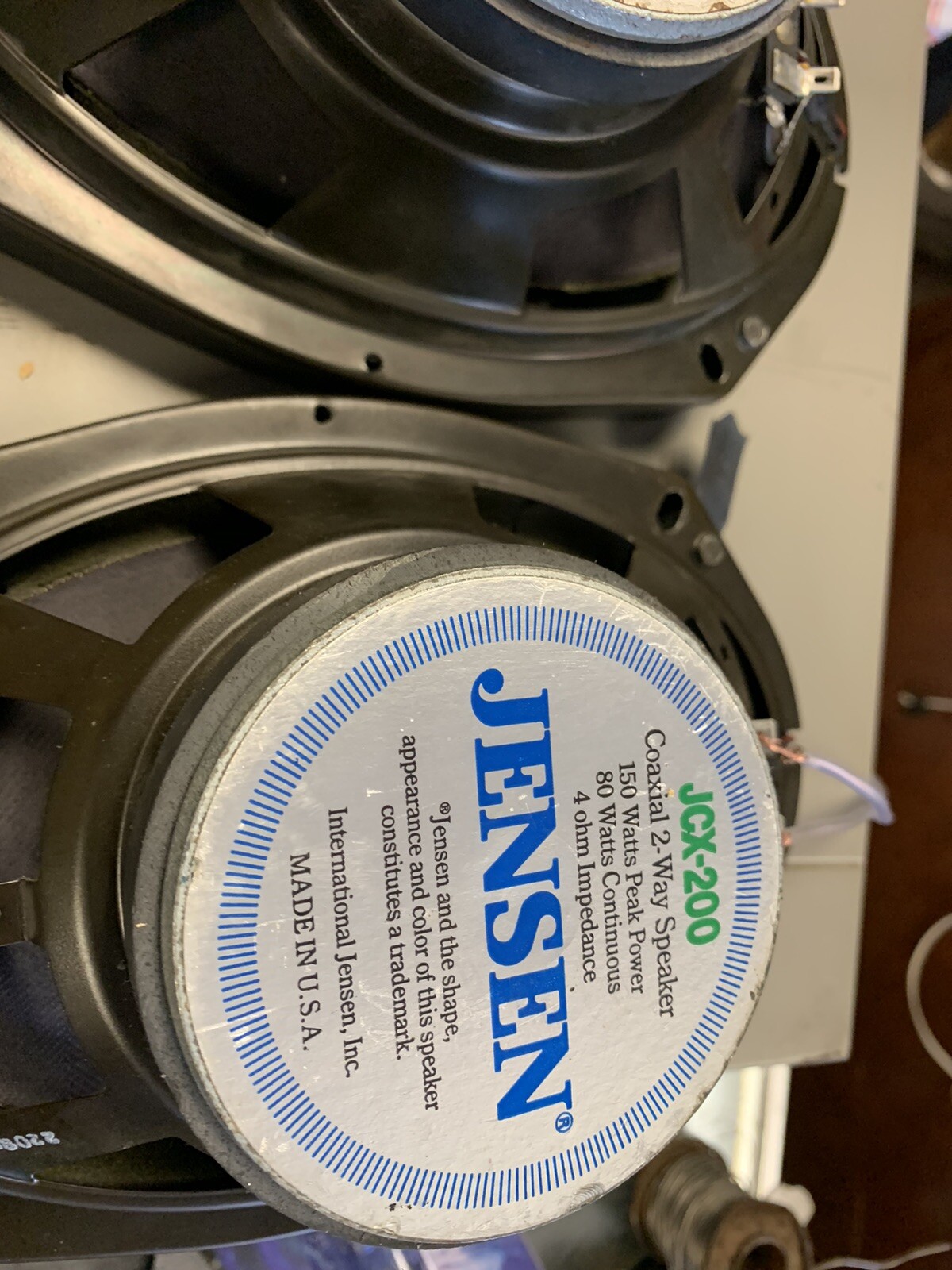 Vintage Jensen Jcx200 6x9 Car Coax Speaker OldSchool 1992 For Repair