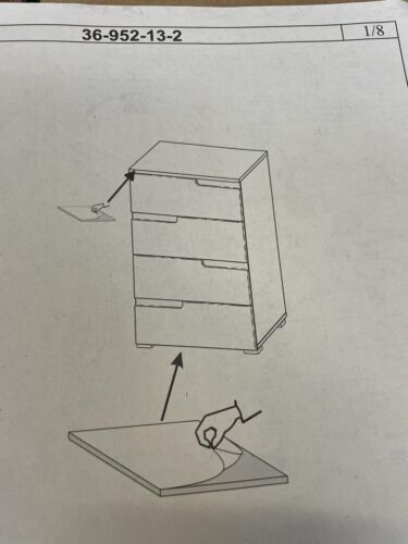 Cómoda aparador cómoda cajón accesorio armario SPICE 2 en blanco alto brillo - Imagen 1 de 11