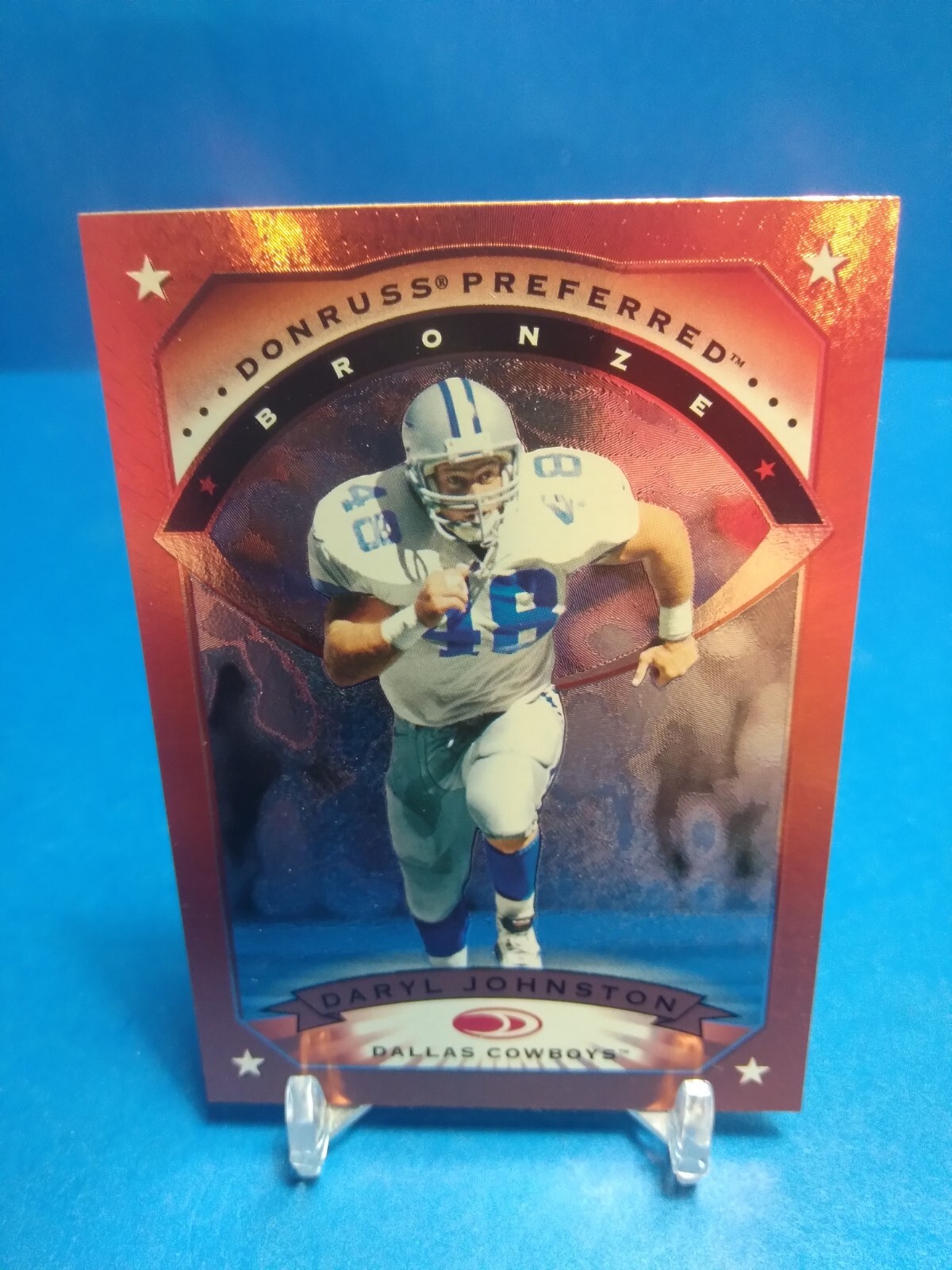 DARYL JOHNSTON 1997 DONRUSS PREFERRED BRONZE #92  COWBOYS 