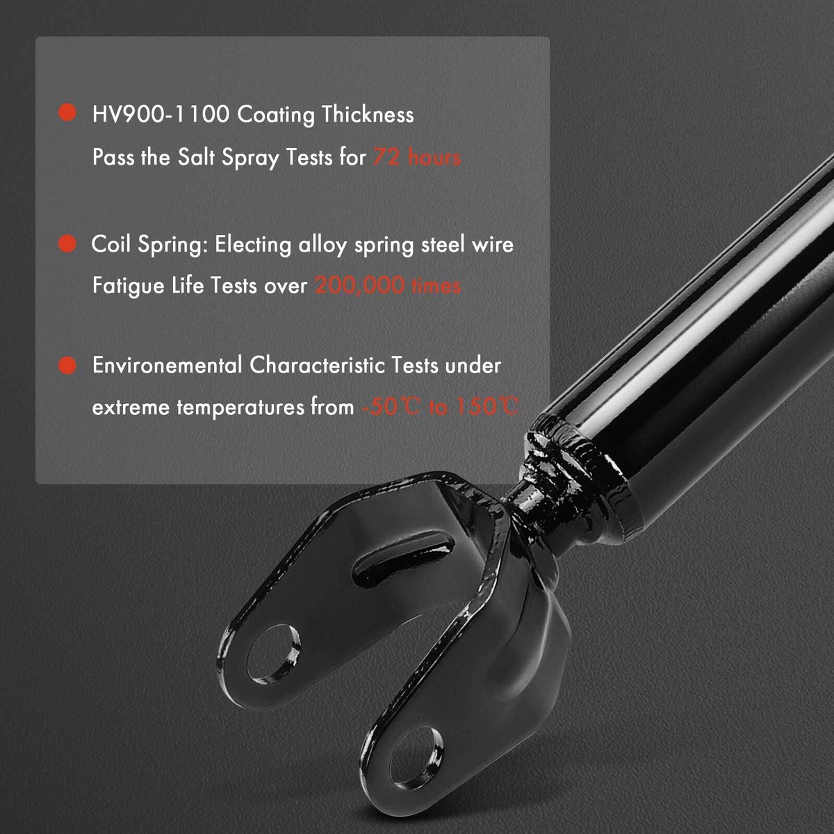 2x Complete Strut & Coil Spring Assembly for Mercedes-Benz E320 03