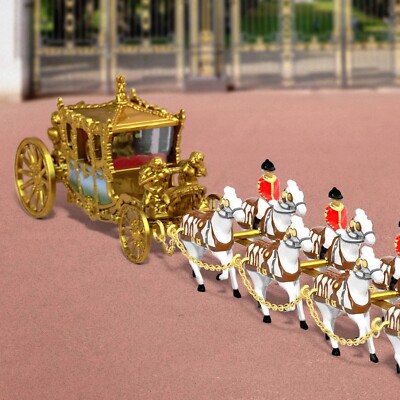 Mattel Creations Exclusive Matchbox Collectors Coronation Gold State Coach