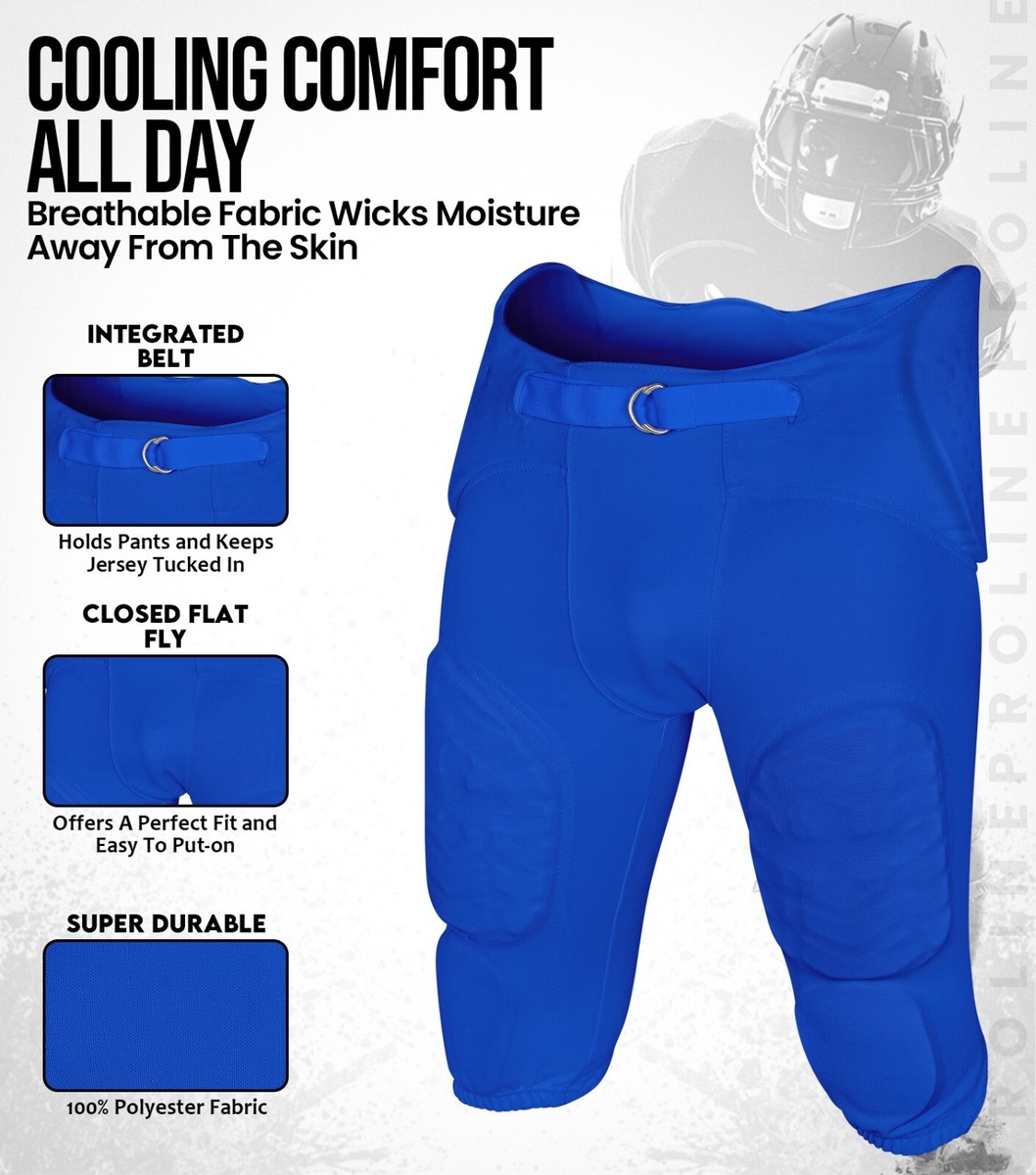 Exxact Sports Proline Youth Integrated Football Pants with 7 Flex