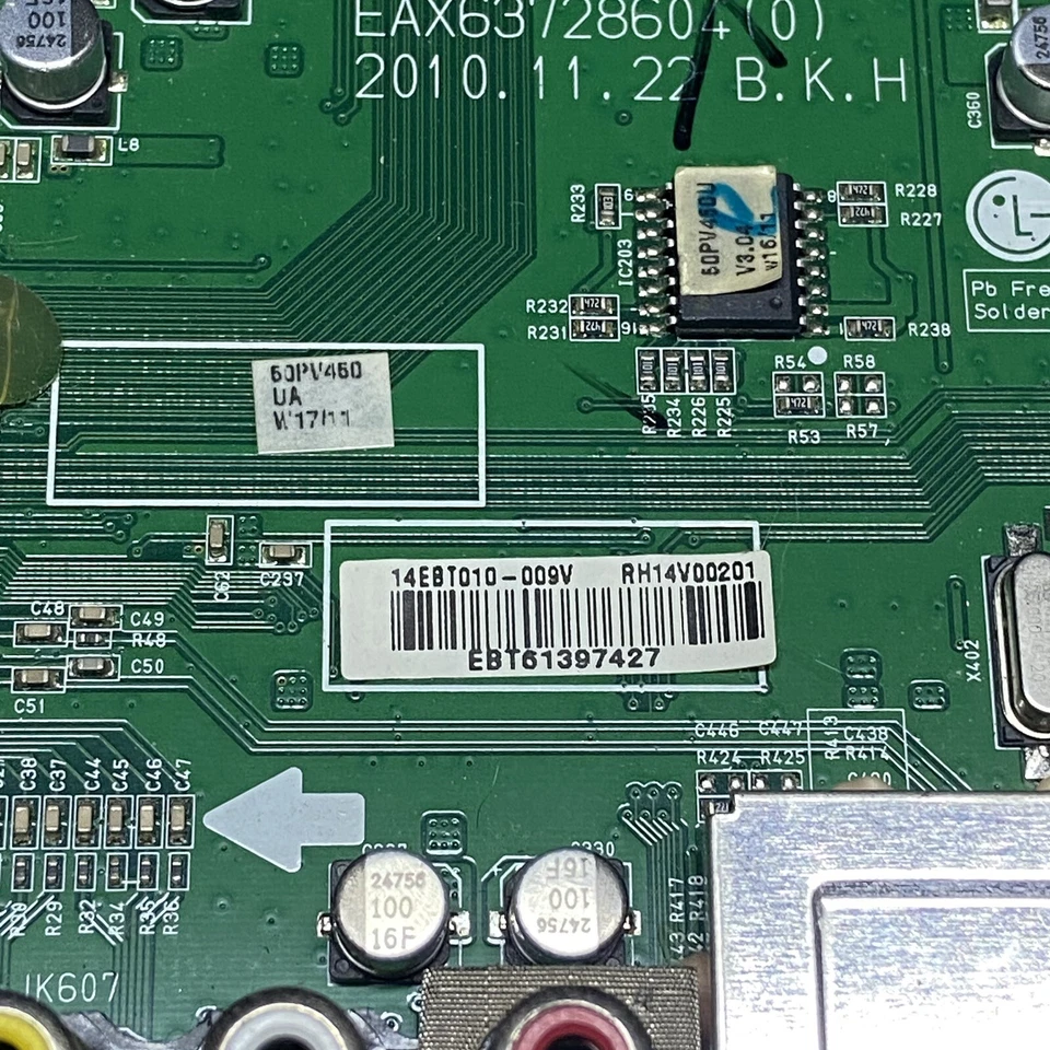 Placa base LG 50PV450 EBT61397427 Foto 2 de 3