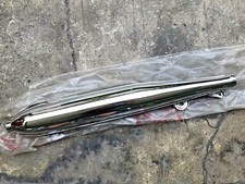 Honda C92 C95 CA92 CA95 Right Muffler RE-CHROMED *NOS* Genuine Japan