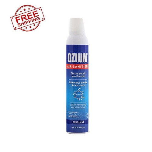 OZIUM Air Sanitizer Spray, Original Scented, 8 fl oz Can Freshen Your Space eBay