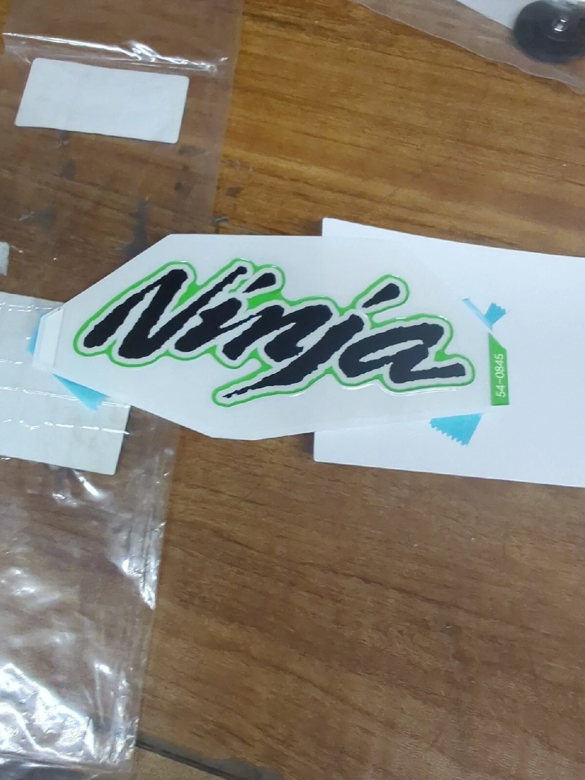 Kawasaki Ninja ZX-10R ZX-6R OEM 56054-0845 Mark Fuel Tank Decal