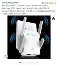 WiFi Extender, WiFi Extenders Signal Booster for Home, 2023 Newest WiFi Booster