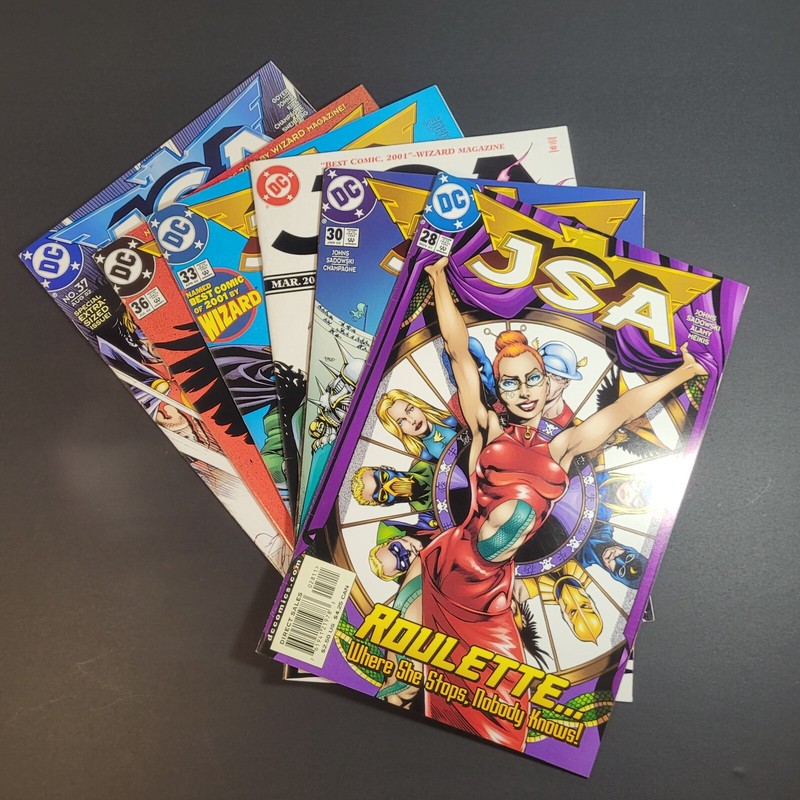 DC Comics - JSA Collection Lot - #28, 30, 32, 33, 36 &37 - VFN - Collection Lot