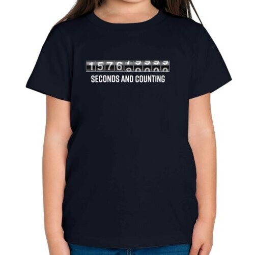 Divertido 5TH Regalo Cumpleaños Niños Camiseta Seconds Y Counting Broma Novedad