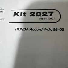 Thule Fit Kit No. 2027  for Honda Accord PERF...